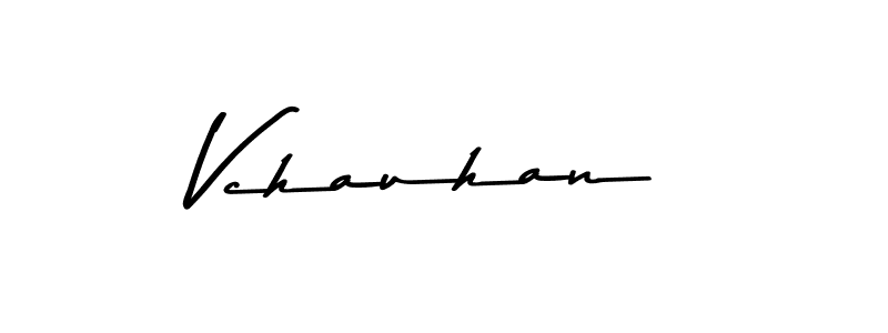 Also we have Vchauhan name is the best signature style. Create professional handwritten signature collection using Asem Kandis PERSONAL USE autograph style. Vchauhan signature style 9 images and pictures png