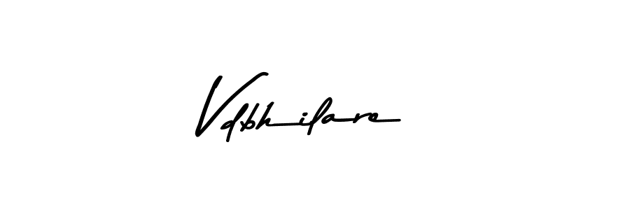 The best way (Asem Kandis PERSONAL USE) to make a short signature is to pick only two or three words in your name. The name Vdbhilare include a total of six letters. For converting this name. Vdbhilare signature style 9 images and pictures png