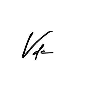 Make a beautiful signature design for name Vdc. Use this online signature maker to create a handwritten signature for free. Vdc signature style 9 images and pictures png