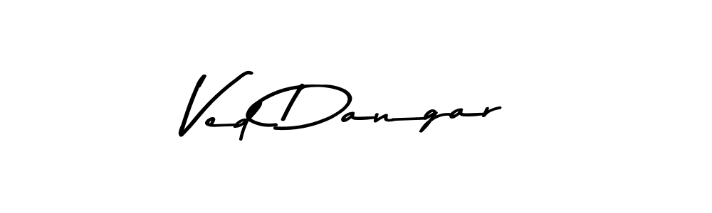 You should practise on your own different ways (Asem Kandis PERSONAL USE) to write your name (Ved Dangar) in signature. don't let someone else do it for you. Ved Dangar signature style 9 images and pictures png