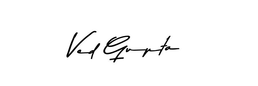 It looks lik you need a new signature style for name Ved Gupta. Design unique handwritten (Asem Kandis PERSONAL USE) signature with our free signature maker in just a few clicks. Ved Gupta signature style 9 images and pictures png
