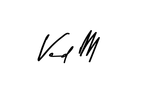 You can use this online signature creator to create a handwritten signature for the name Ved M. This is the best online autograph maker. Ved M signature style 9 images and pictures png