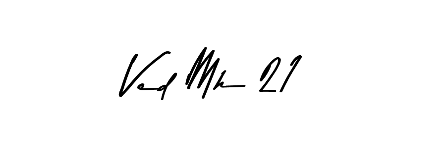 You should practise on your own different ways (Asem Kandis PERSONAL USE) to write your name (Ved Mh 21) in signature. don't let someone else do it for you. Ved Mh 21 signature style 9 images and pictures png