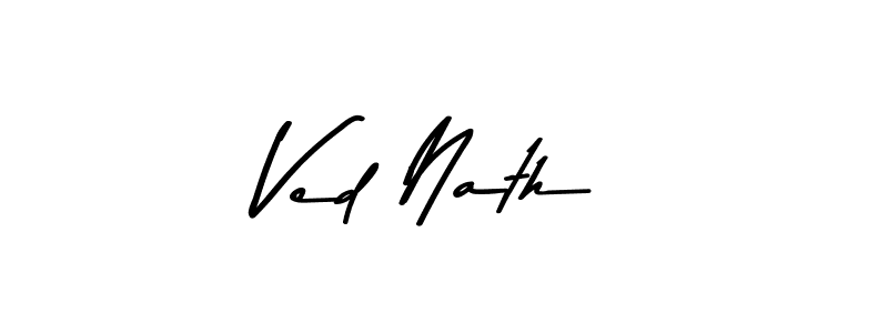 Use a signature maker to create a handwritten signature online. With this signature software, you can design (Asem Kandis PERSONAL USE) your own signature for name Ved Nath. Ved Nath signature style 9 images and pictures png