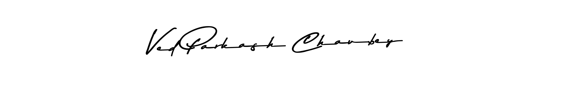 if you are searching for the best signature style for your name Ved Parkash Chaubey. so please give up your signature search. here we have designed multiple signature styles  using Asem Kandis PERSONAL USE. Ved Parkash Chaubey signature style 9 images and pictures png