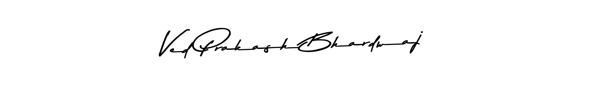 Asem Kandis PERSONAL USE is a professional signature style that is perfect for those who want to add a touch of class to their signature. It is also a great choice for those who want to make their signature more unique. Get Ved Prakash Bhardwaj name to fancy signature for free. Ved Prakash Bhardwaj signature style 9 images and pictures png