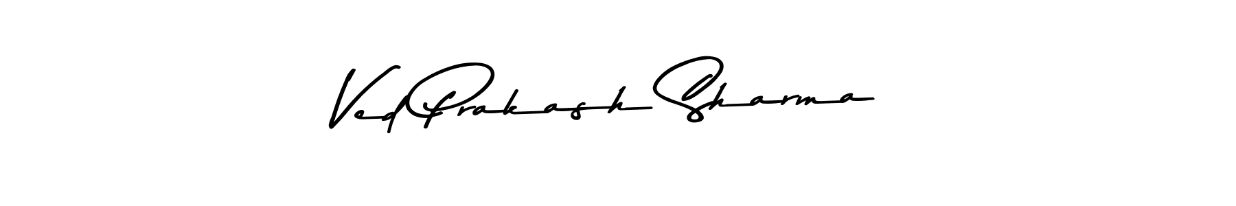 Also we have Ved Prakash Sharma name is the best signature style. Create professional handwritten signature collection using Asem Kandis PERSONAL USE autograph style. Ved Prakash Sharma signature style 9 images and pictures png