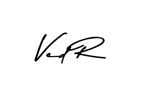 You should practise on your own different ways (Asem Kandis PERSONAL USE) to write your name (Ved R) in signature. don't let someone else do it for you. Ved R signature style 9 images and pictures png