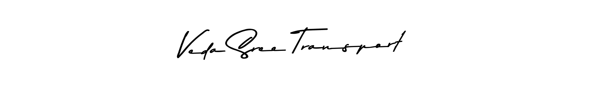 Create a beautiful signature design for name Veda Sree Transport. With this signature (Asem Kandis PERSONAL USE) fonts, you can make a handwritten signature for free. Veda Sree Transport signature style 9 images and pictures png
