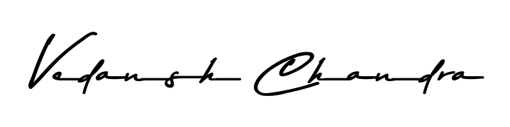 Check out images of Autograph of Vedansh Chandra name. Actor Vedansh Chandra Signature Style. Asem Kandis PERSONAL USE is a professional sign style online. Vedansh Chandra signature style 9 images and pictures png