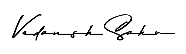 Generate high-definition signature styles for Vedansh Sahu. The Asem Kandis PERSONAL USE typeface ensures crisp legibility and sophisticated design. Vedansh Sahu signature style 9 images and pictures png