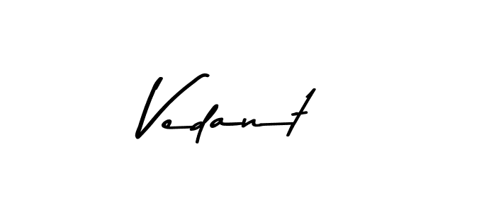 It looks lik you need a new signature style for name Vedant . Design unique handwritten (Asem Kandis PERSONAL USE) signature with our free signature maker in just a few clicks. Vedant  signature style 9 images and pictures png