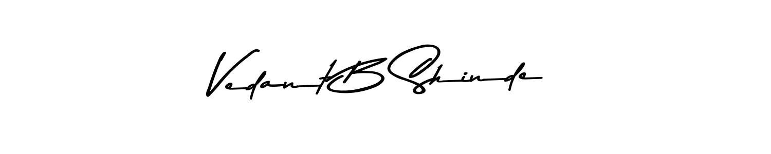 How to make Vedant B Shinde signature? Asem Kandis PERSONAL USE is a professional autograph style. Create handwritten signature for Vedant B Shinde name. Vedant B Shinde signature style 9 images and pictures png