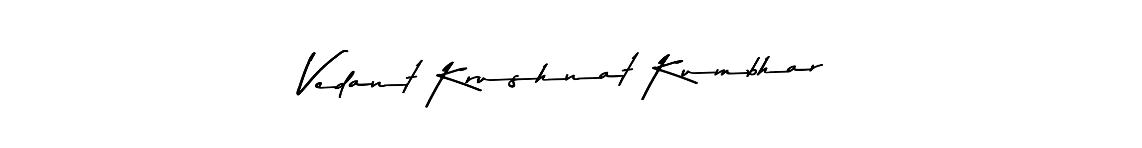 Similarly Asem Kandis PERSONAL USE is the best handwritten signature design. Signature creator online .You can use it as an online autograph creator for name Vedant Krushnat Kumbhar. Vedant Krushnat Kumbhar signature style 9 images and pictures png