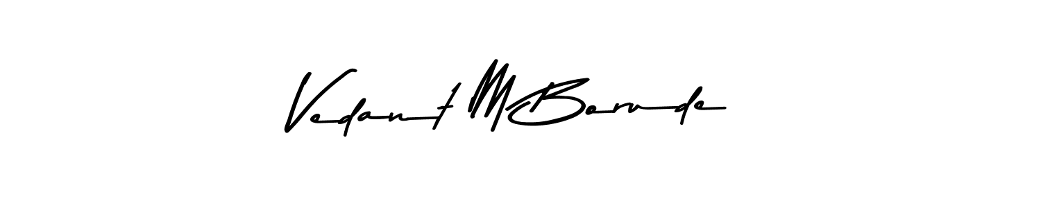 It looks lik you need a new signature style for name Vedant M Borude. Design unique handwritten (Asem Kandis PERSONAL USE) signature with our free signature maker in just a few clicks. Vedant M Borude signature style 9 images and pictures png