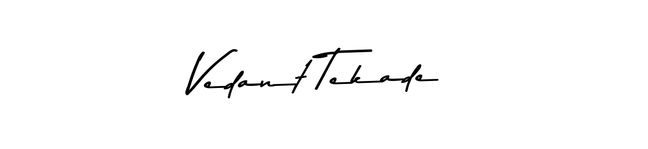 Use a signature maker to create a handwritten signature online. With this signature software, you can design (Asem Kandis PERSONAL USE) your own signature for name Vedant Tekade. Vedant Tekade signature style 9 images and pictures png