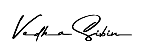 The Asem Kandis PERSONAL USE lettering style adds unique flourish to name Vedha Sibin. Stand out with a custom digital autograph made in seconds. Vedha Sibin signature style 9 images and pictures png