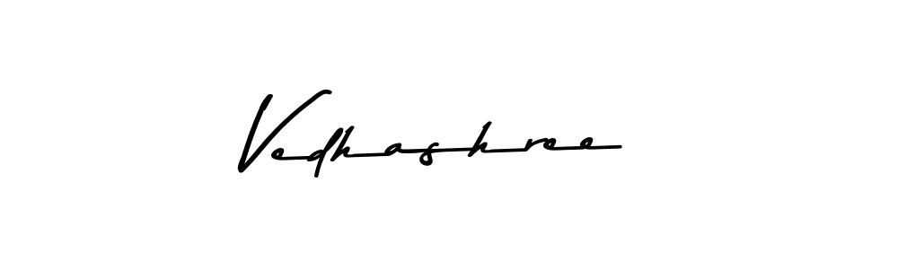 Use a signature maker to create a handwritten signature online. With this signature software, you can design (Asem Kandis PERSONAL USE) your own signature for name Vedhashree. Vedhashree signature style 9 images and pictures png