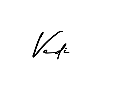 How to make Vedi signature? Asem Kandis PERSONAL USE is a professional autograph style. Create handwritten signature for Vedi name. Vedi signature style 9 images and pictures png
