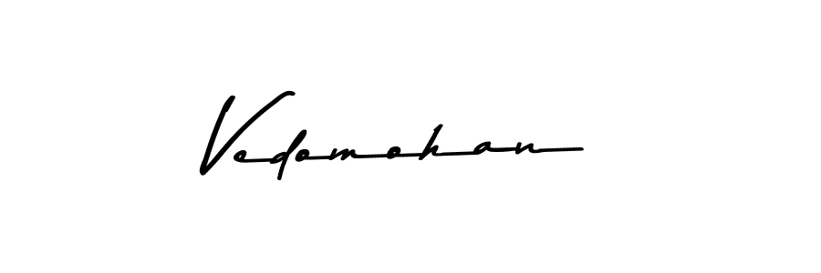 How to make Vedomohan signature? Asem Kandis PERSONAL USE is a professional autograph style. Create handwritten signature for Vedomohan name. Vedomohan signature style 9 images and pictures png