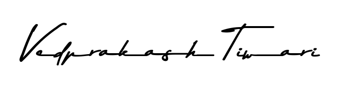 Make a beautiful signature design for name Vedprakash Tiwari. Use this online signature maker to create a handwritten signature for free. Vedprakash Tiwari signature style 9 images and pictures png