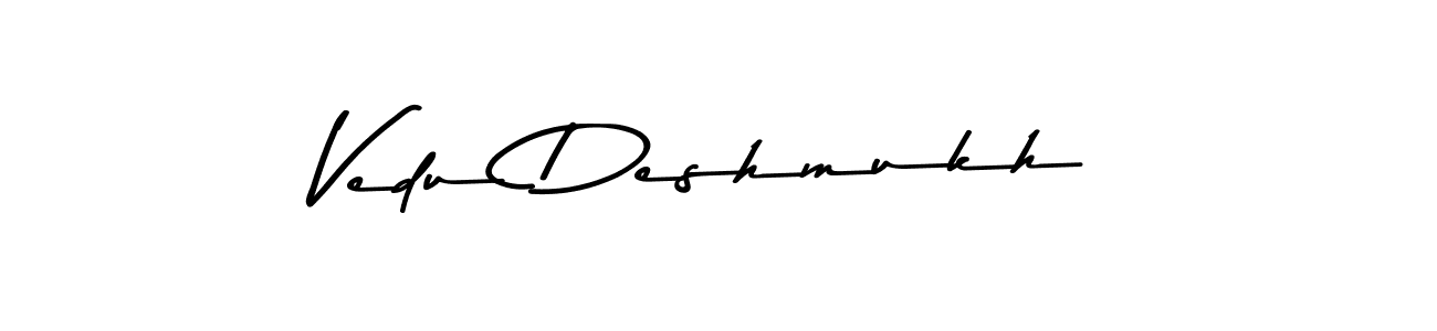 Similarly Asem Kandis PERSONAL USE is the best handwritten signature design. Signature creator online .You can use it as an online autograph creator for name Vedu Deshmukh. Vedu Deshmukh signature style 9 images and pictures png