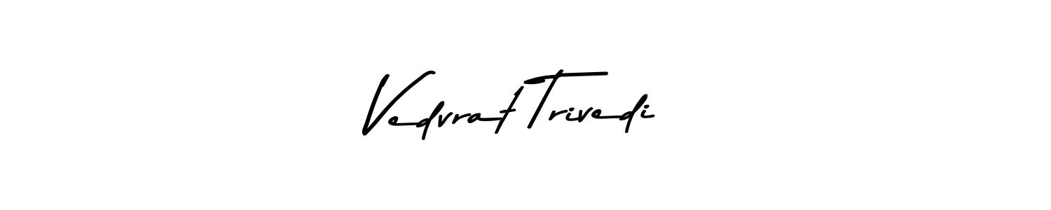 Here are the top 10 professional signature styles for the name Vedvrat Trivedi. These are the best autograph styles you can use for your name. Vedvrat Trivedi signature style 9 images and pictures png