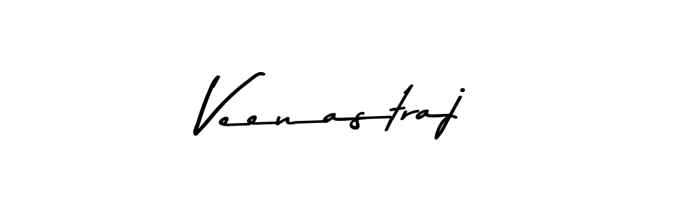 Make a beautiful signature design for name Veenastraj. With this signature (Asem Kandis PERSONAL USE) style, you can create a handwritten signature for free. Veenastraj signature style 9 images and pictures png