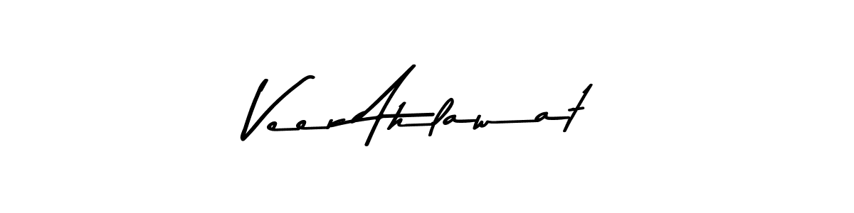 Design your own signature with our free online signature maker. With this signature software, you can create a handwritten (Asem Kandis PERSONAL USE) signature for name Veer Ahlawat. Veer Ahlawat signature style 9 images and pictures png