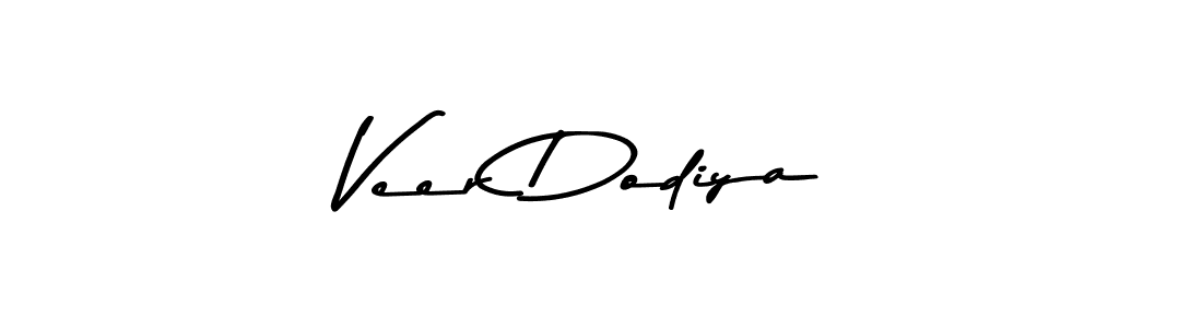 Use a signature maker to create a handwritten signature online. With this signature software, you can design (Asem Kandis PERSONAL USE) your own signature for name Veer Dodiya. Veer Dodiya signature style 9 images and pictures png