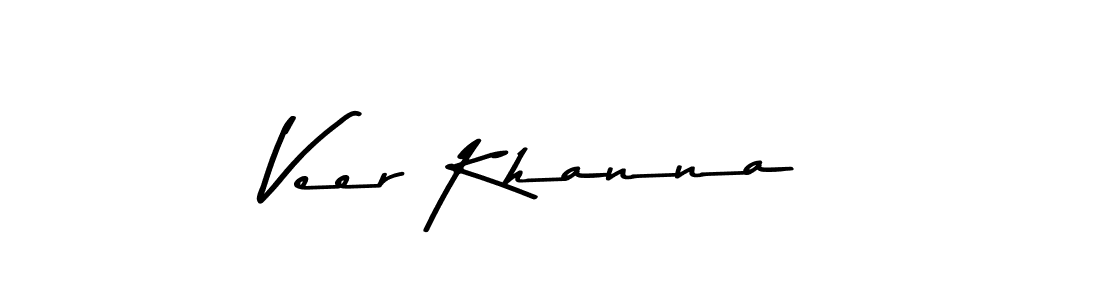 Also we have Veer Khanna name is the best signature style. Create professional handwritten signature collection using Asem Kandis PERSONAL USE autograph style. Veer Khanna signature style 9 images and pictures png