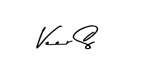 Design your own signature with our free online signature maker. With this signature software, you can create a handwritten (Asem Kandis PERSONAL USE) signature for name Veer S. Veer S signature style 9 images and pictures png