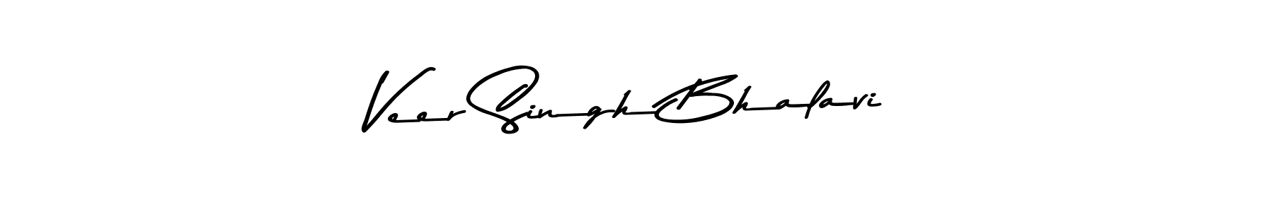 Create a beautiful signature design for name Veer Singh Bhalavi. With this signature (Asem Kandis PERSONAL USE) fonts, you can make a handwritten signature for free. Veer Singh Bhalavi signature style 9 images and pictures png