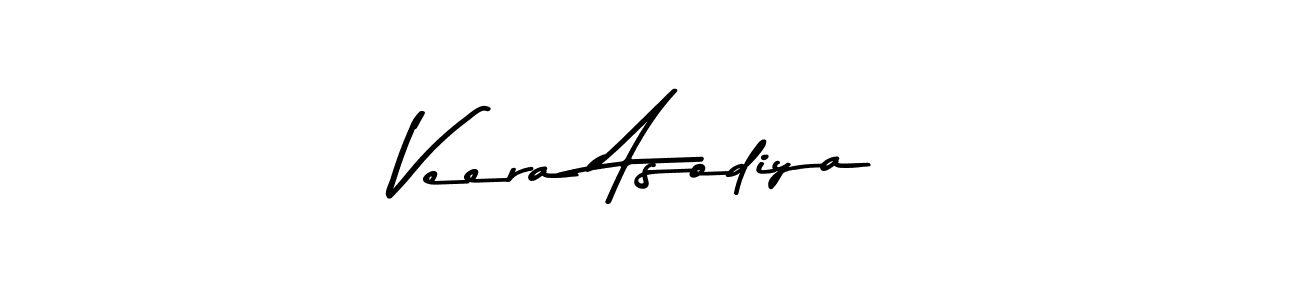 Here are the top 10 professional signature styles for the name Veera Asodiya. These are the best autograph styles you can use for your name. Veera Asodiya signature style 9 images and pictures png