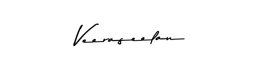 How to make Veeraseelan signature? Asem Kandis PERSONAL USE is a professional autograph style. Create handwritten signature for Veeraseelan name. Veeraseelan signature style 9 images and pictures png
