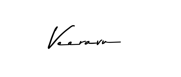 How to make Veeravu name signature. Use Asem Kandis PERSONAL USE style for creating short signs online. This is the latest handwritten sign. Veeravu signature style 9 images and pictures png