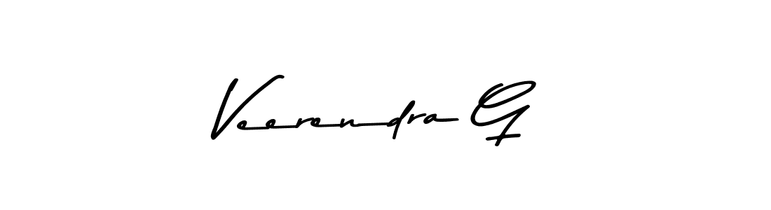 The best way (Asem Kandis PERSONAL USE) to make a short signature is to pick only two or three words in your name. The name Veerendra G include a total of six letters. For converting this name. Veerendra G signature style 9 images and pictures png
