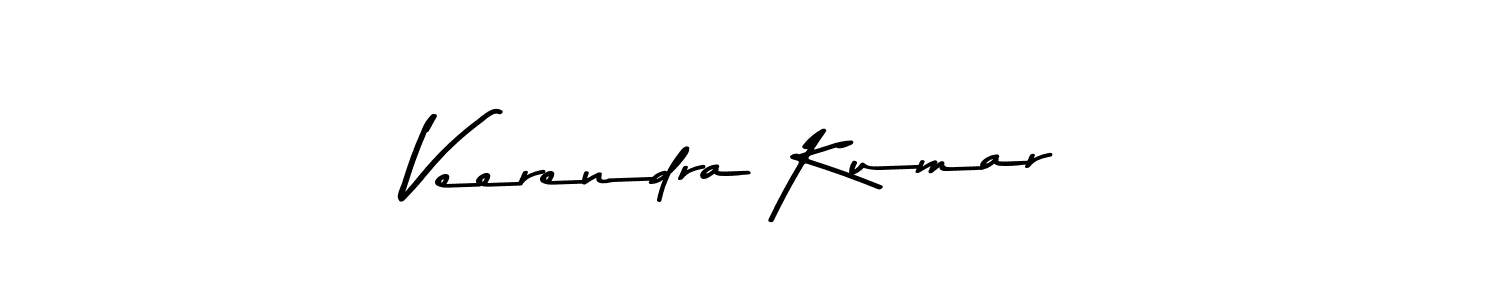 Make a beautiful signature design for name Veerendra Kumar. With this signature (Asem Kandis PERSONAL USE) style, you can create a handwritten signature for free. Veerendra Kumar signature style 9 images and pictures png