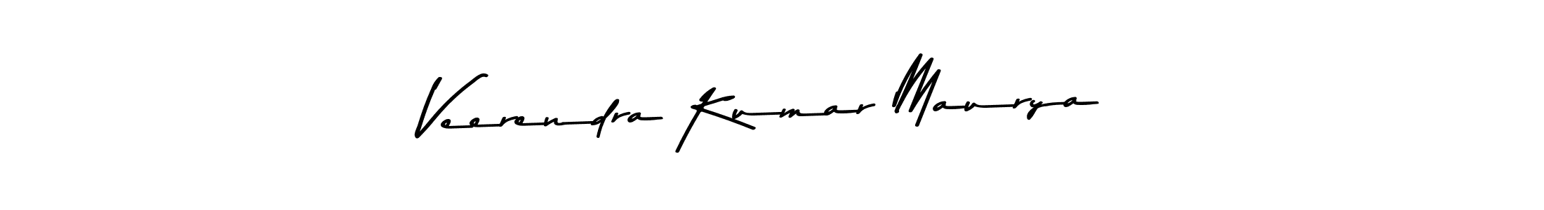 Create a beautiful signature design for name Veerendra Kumar Maurya. With this signature (Asem Kandis PERSONAL USE) fonts, you can make a handwritten signature for free. Veerendra Kumar Maurya signature style 9 images and pictures png