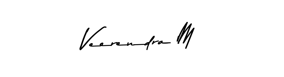 Also we have Veerendra M name is the best signature style. Create professional handwritten signature collection using Asem Kandis PERSONAL USE autograph style. Veerendra M signature style 9 images and pictures png