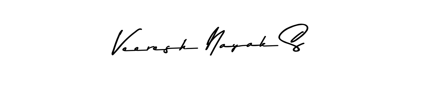 Also You can easily find your signature by using the search form. We will create Veeresh Nayak S name handwritten signature images for you free of cost using Asem Kandis PERSONAL USE sign style. Veeresh Nayak S signature style 9 images and pictures png