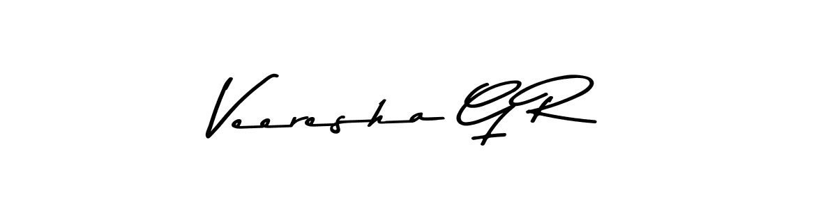Here are the top 10 professional signature styles for the name Veeresha G R. These are the best autograph styles you can use for your name. Veeresha G R signature style 9 images and pictures png