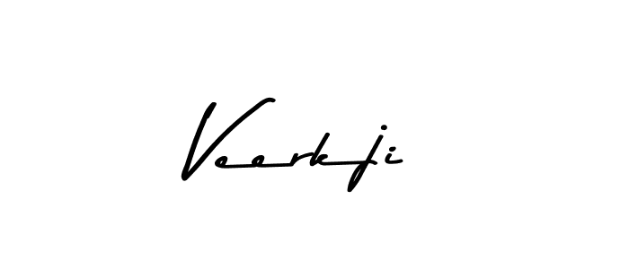 Create a beautiful signature design for name Veerkji. With this signature (Asem Kandis PERSONAL USE) fonts, you can make a handwritten signature for free. Veerkji signature style 9 images and pictures png
