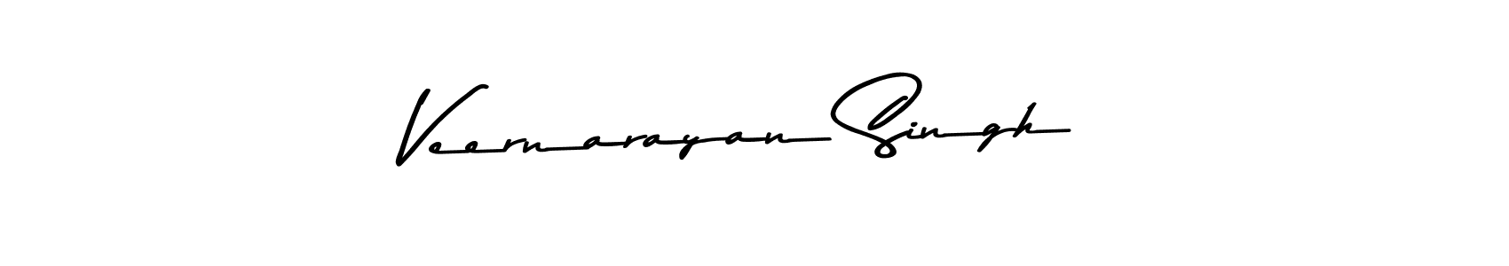 Design your own signature with our free online signature maker. With this signature software, you can create a handwritten (Asem Kandis PERSONAL USE) signature for name Veernarayan Singh. Veernarayan Singh signature style 9 images and pictures png