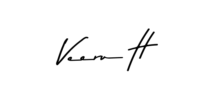 You should practise on your own different ways (Asem Kandis PERSONAL USE) to write your name (Veeru H) in signature. don't let someone else do it for you. Veeru H signature style 9 images and pictures png