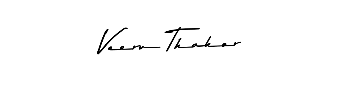 if you are searching for the best signature style for your name Veeru Thakor. so please give up your signature search. here we have designed multiple signature styles  using Asem Kandis PERSONAL USE. Veeru Thakor signature style 9 images and pictures png