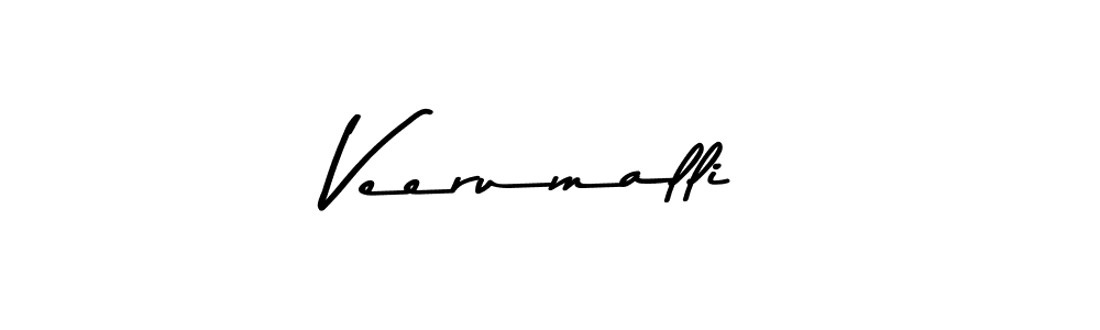 How to make Veerumalli signature? Asem Kandis PERSONAL USE is a professional autograph style. Create handwritten signature for Veerumalli name. Veerumalli signature style 9 images and pictures png
