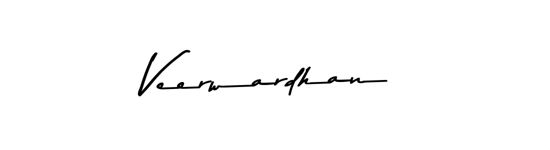 Make a beautiful signature design for name Veerwardhan. With this signature (Asem Kandis PERSONAL USE) style, you can create a handwritten signature for free. Veerwardhan signature style 9 images and pictures png