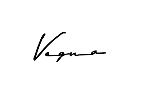 Use a signature maker to create a handwritten signature online. With this signature software, you can design (Asem Kandis PERSONAL USE) your own signature for name Vegna. Vegna signature style 9 images and pictures png