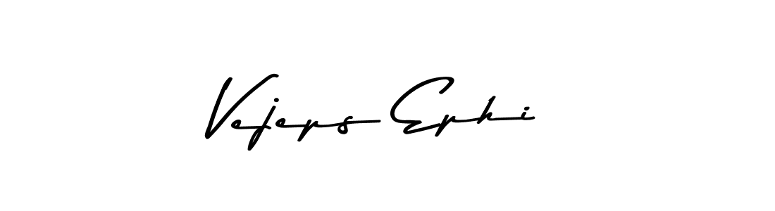 Also You can easily find your signature by using the search form. We will create Vejeps Ephi name handwritten signature images for you free of cost using Asem Kandis PERSONAL USE sign style. Vejeps Ephi signature style 9 images and pictures png